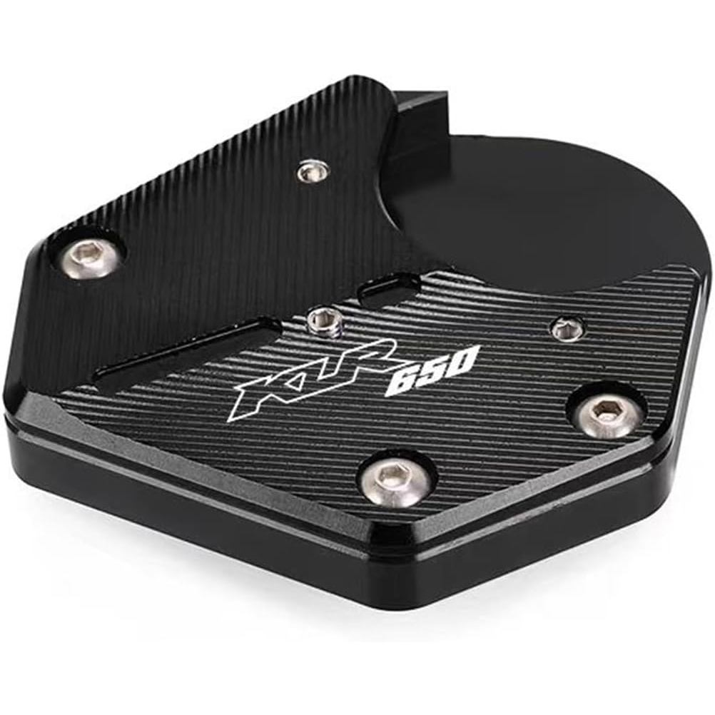 สําหรับ K&awasaki KLR650 KLR 650 2008-2014 รถจักรยานยนต์ขาตั้งด้านข้างแผ่น Kickstand ขยายฐาน (สีดํา 