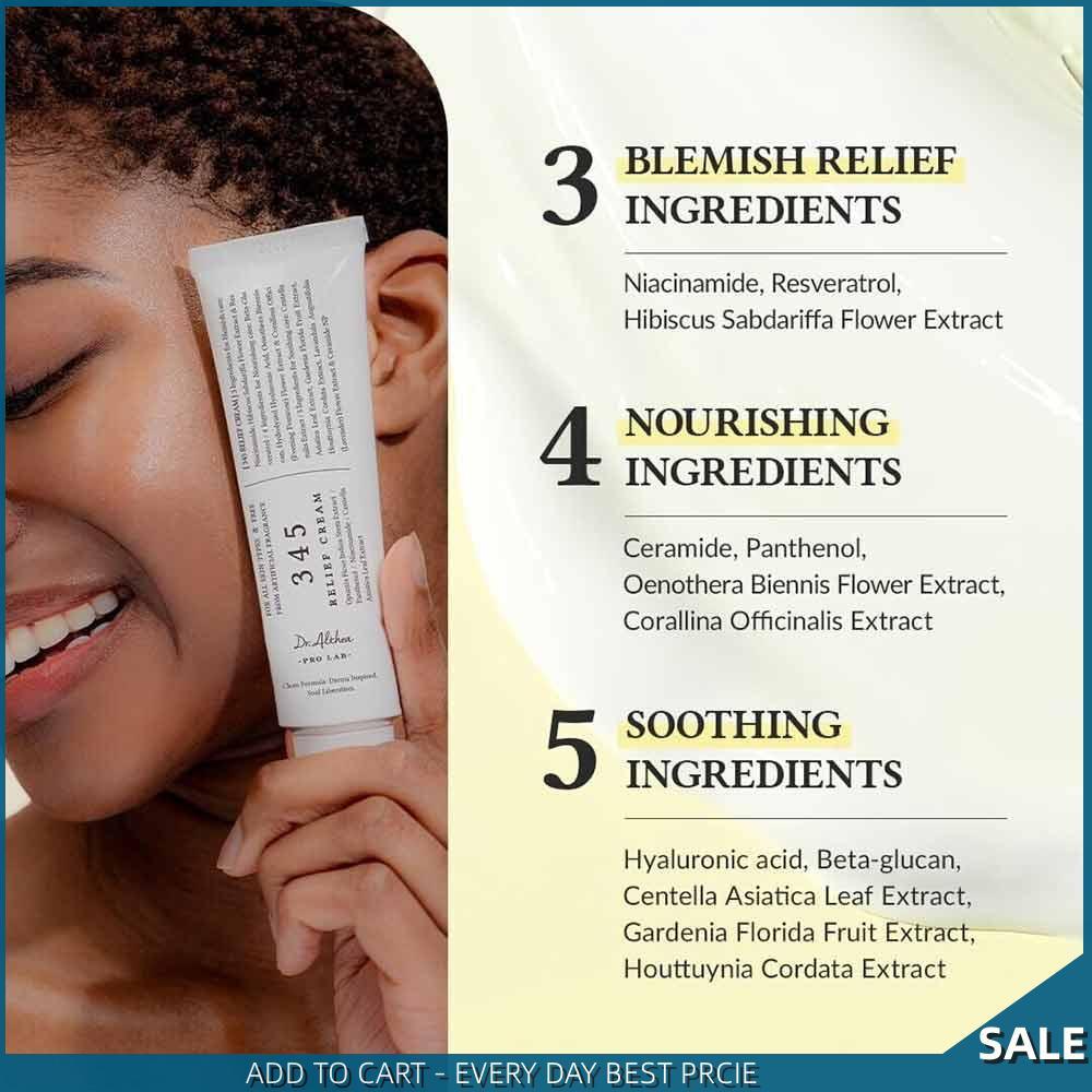 DrAlthea 345 Relief Cream Antioxidant- Korean Face moisturizer, Acne care FACE SKINCARE TOOLS