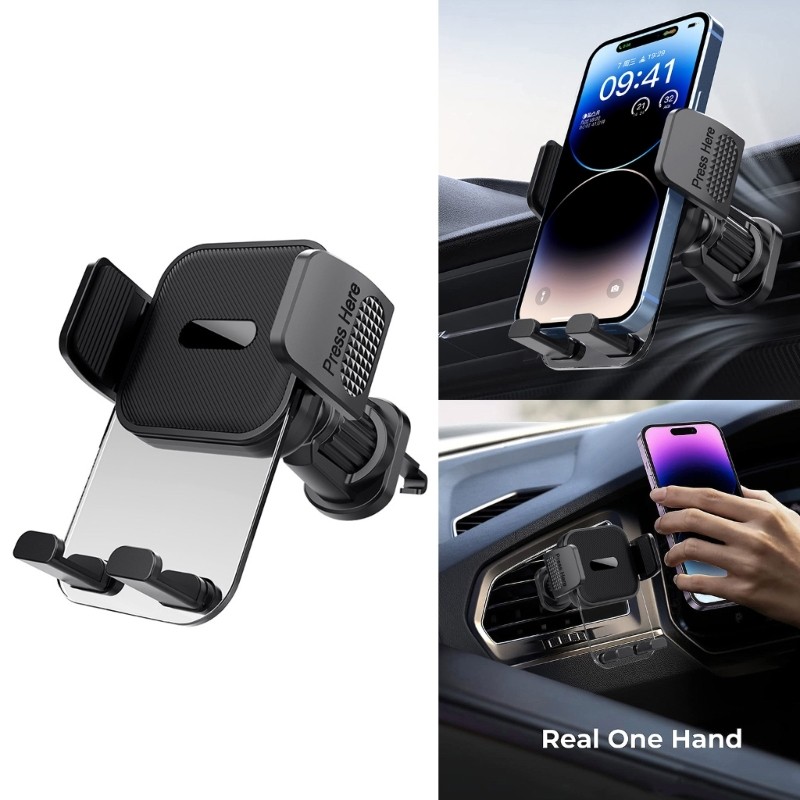 NAMA ที่วางโทรศัพท์ในรถยนต์อะคริลิค Vent Mount Prudent แฟชั่นสําหรับสมาร์ทโฟน