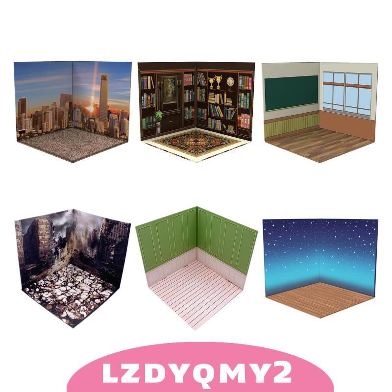 [Lzdyqmy2] 1/12 โมเดลฉากพื้นหลังขนาดจําลองคอลเลกชันรูปแบบ diorama