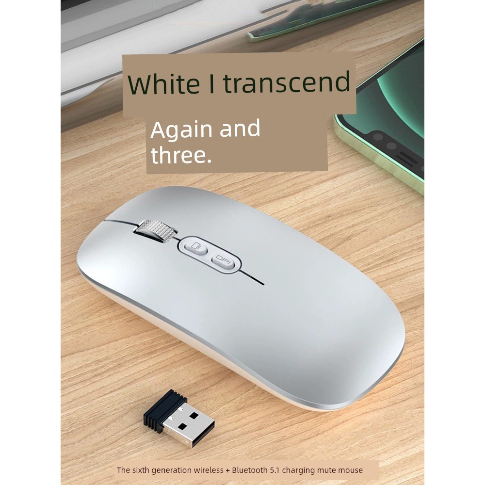mouse bluetooth mouse wireless Xiaomi Bluetooth Notebook Girls ชาร์จไร้สาย
