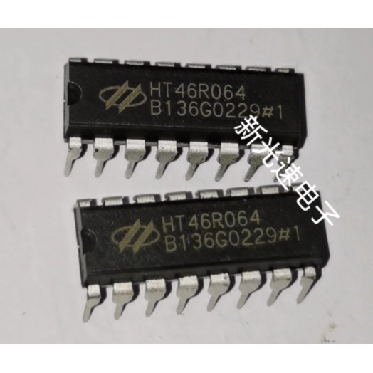 5 ชิ้น/ล็อต HT46R064B DIP16 Pin Enhanced A/D ประเภท 8-Bit ชิปเดียวการเคลื่อนไหวชิป In-Line IC