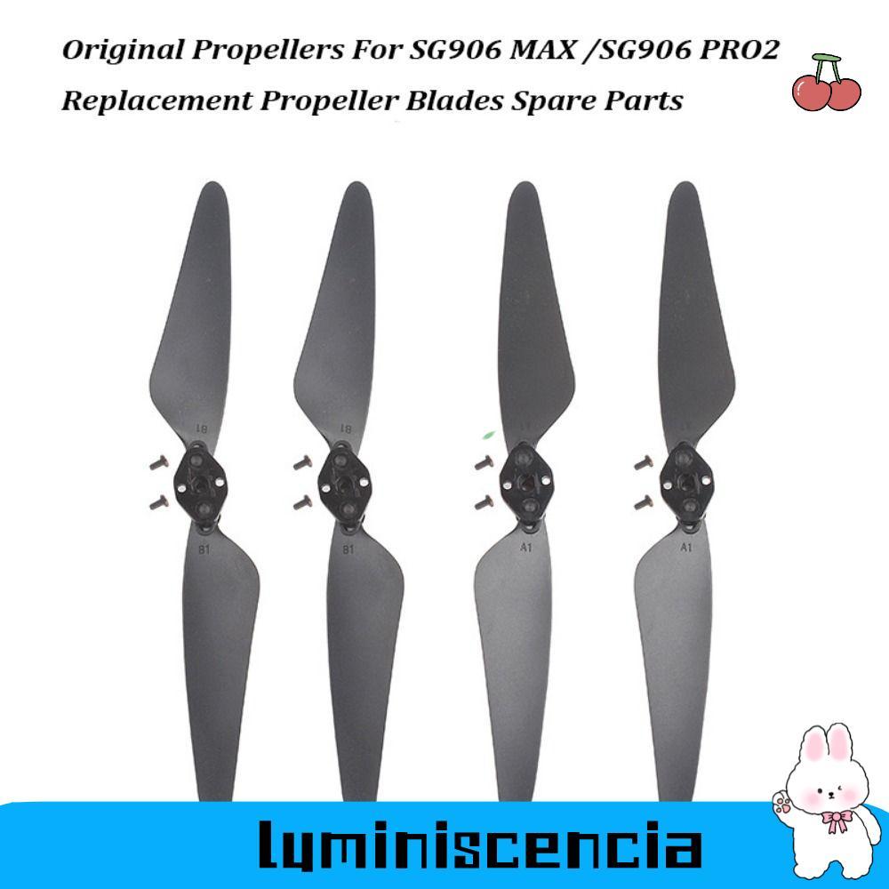ใบพัด LUMINESCIA, ใบพัดเปลี่ยนสีดํา ABS, อะไหล่มินิคุณภาพสูงสําหรับ SG906 MAX /SG906 PRO2