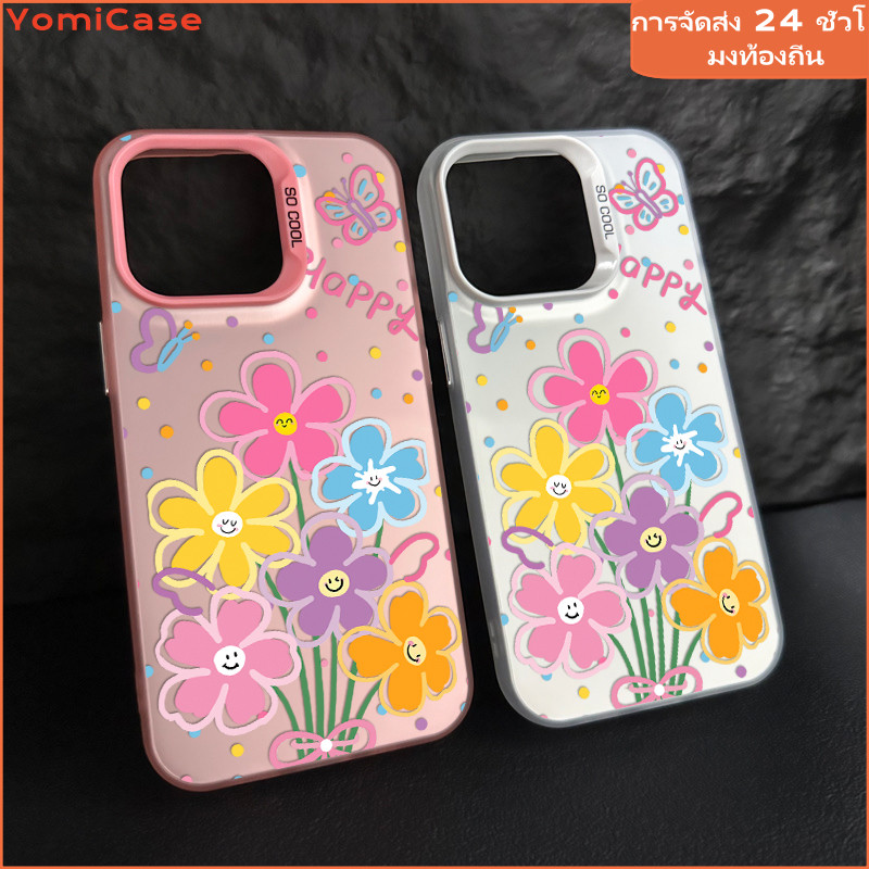 เคสโทรศัพท์ Chrome Silver ดอกไม้ สำหรับโอปโปA31 A15 A17 รูปที่ 4