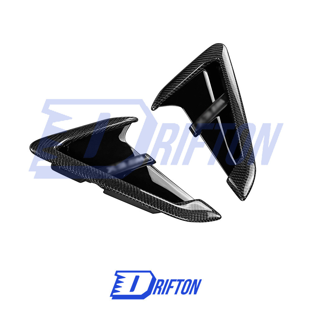 ขายร้อนคาร์บอนไฟเบอร์ Fender Vent Trims สําหรับ BMW F97 X3M F98 X4M-*