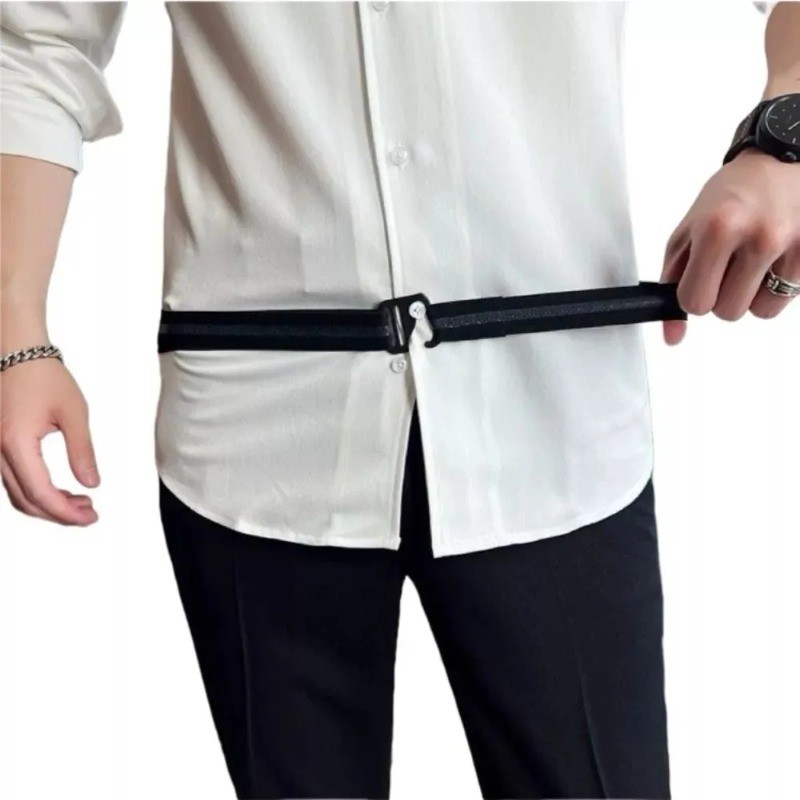 Shirt-Stay Best Black Tuck It Belt Shirt Tucked Men Shirt Holder Adjustable Near Shirt Stays