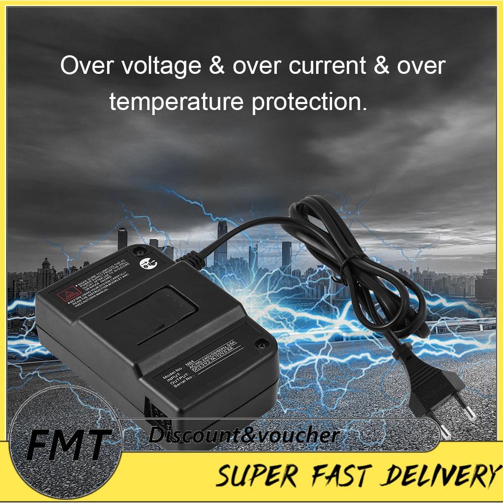 Freemarket Freemarket Zerone N64 Power Adapter 100-240V AC 12V DC 3.25A US Plug Black ABS 1.2m Cable