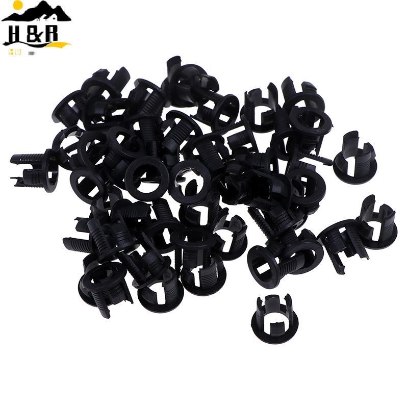 H&B Dec 50 ชิ้น 3 มิลลิเมตร/5 มิลลิเมตรพลาสติก LED ผู้ถือคลิป-Bezels Mounts กรณีที่อยู่อาศัย ck {th}