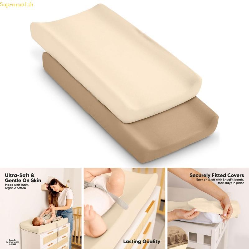 ที่ดีที่สุด 2 ชิ้นชุดเปลี่ยนผ้าอ้อม Pad Cover Nappy Changer เบาะรองนั่งสําหรับทารก Unisex