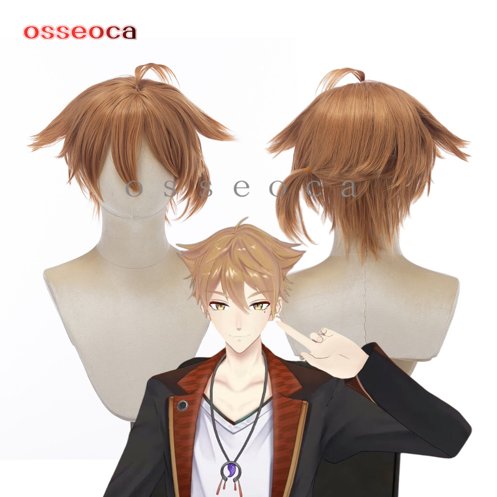 Osseoca Virtual Anchor vTuber Rainbow Club Fushimi School cos วิกผม