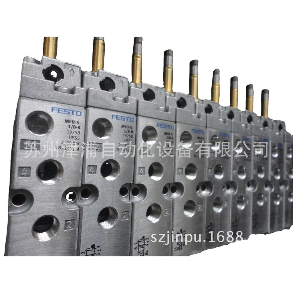 MFH-5-18-B พร้อมสต็อก 2-Bit Solenoid วาล์ว MFH Five-Way วาล์ว FESTO Full Range// 19758 UE0C