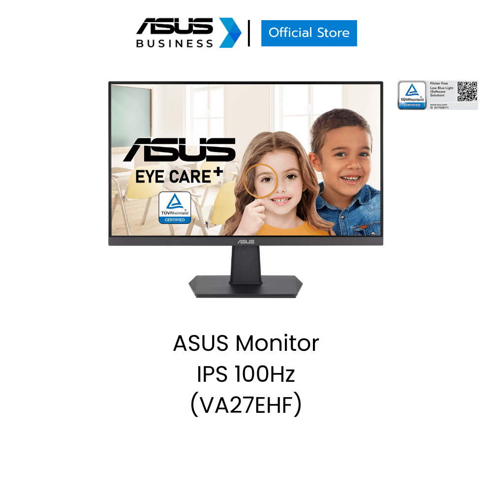 ASUS (VA27EHF) 27", IPS, Full HD (1920x1080), 100Hz, 1ms (MPRT)