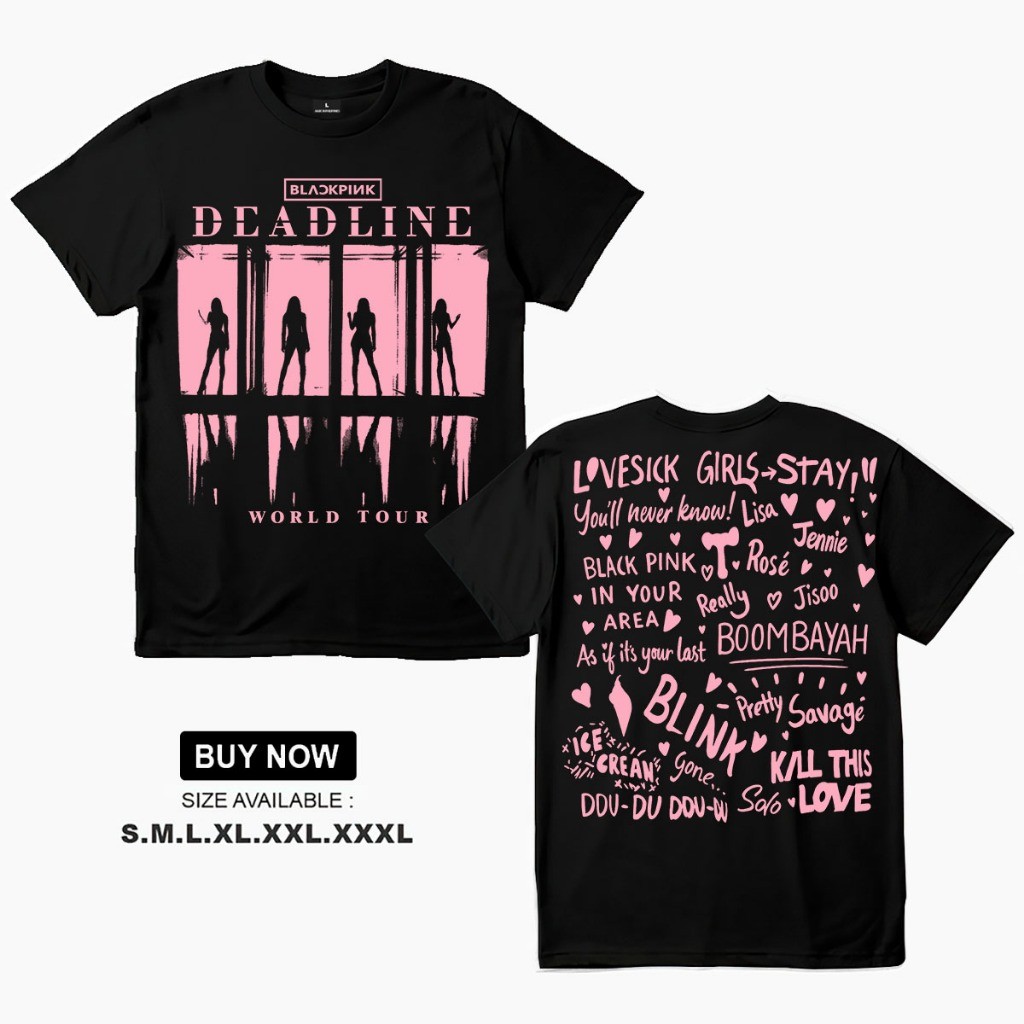 BLACKPINK SURREALISM T-Shirt Unisex: JENNIE - JISOO - LISA - ROSE Cotton Shirt
