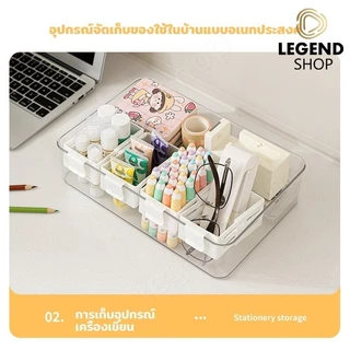 ที่แบ่งช่องในตู้เย็น อุปกรณ์แบ่งช่องลิ้นชักตู้เย็น อเนกประสงค์ สามารถปรับได้