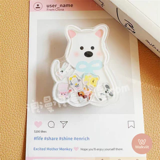สำหรับ OPPO Reno 16F 15 15F 14 16 14F 4 13 13F 12 12F 11 11F 10 6 6z 5 5F 5z เคส IMD ลายสุนัขปาร์ตี้วันเกิด น่ารักสุดๆ