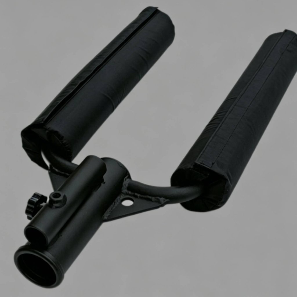 Heavy-Duty Steel T-Shaped Row Handle Row Handle ยางเคลือบ Squat Handle สิ่งที่แนบมาสนิมสําหรับ Weightlifters
