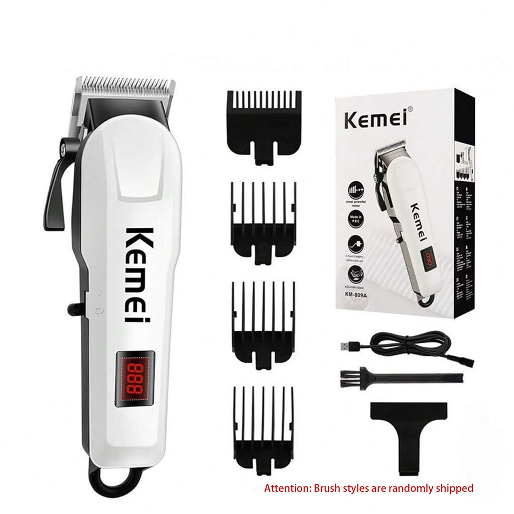 🔥แท้🔥Kemei PG809A kemei 418 ตัดผมไฟฟ้า Maching ไร้สาย Trimmer Men Professional Clipper Machine ชาร์จตัดผม