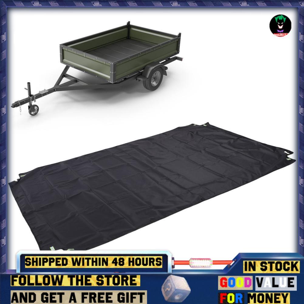 Sinhopsa Asixxsix Dump Trailer Cover 7 x 4 ฟุตกันน้ำผ้า Oxford 600D พร้อมสายรัดกันลมและแถบสะท้อนแสง 