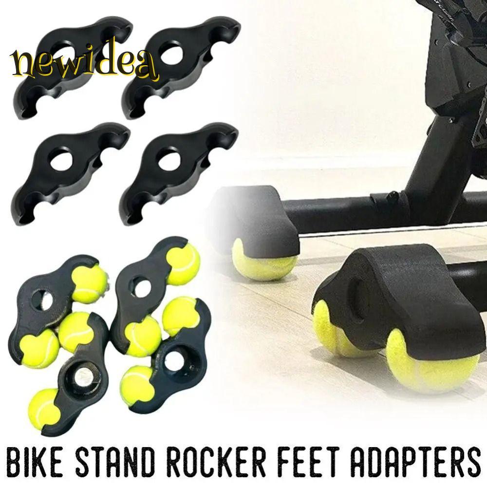 NEWIDEA ขี่จักรยานชั้น Protector, ลูกเทนนิส Stable BIKE Trainer ฟุต Pads, ปรับ Shock Absorbing Indoo