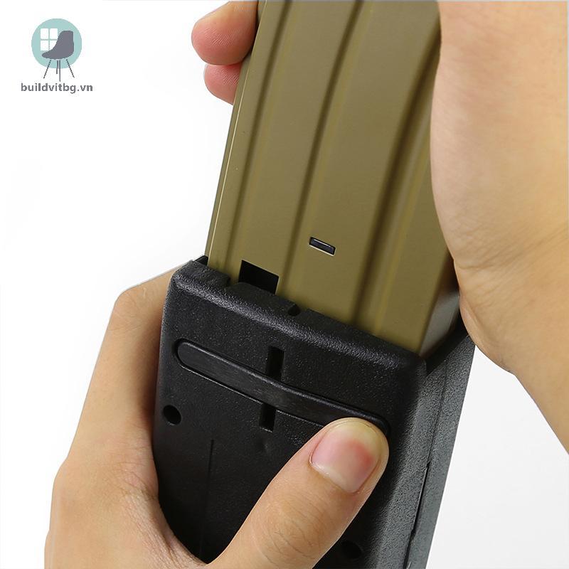 Bg อุปกรณ์ใหม่มือดําเนินการ Speed Loader Paintball M4 Quick Loader นิตยสารกระเป๋าอุปกรณ์เสริม vitbg