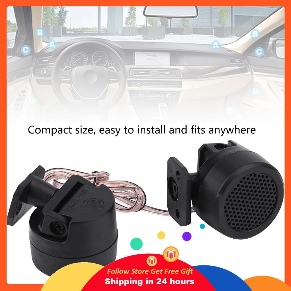 Skejnojj Suuonee ลำโพงรถยนต์ 12V 500W Super Power ลำโพงทวีตเตอร์คู่ Universal Fit สำหรับรถยนต์ Enhan