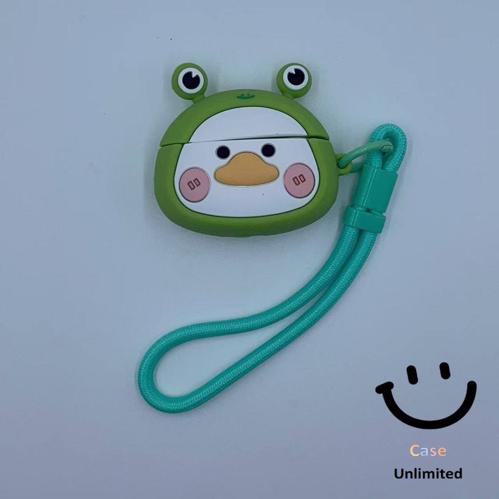 สําหรับ GOOJODOQ J201 J206 J228 J229 เคส Case เคสหูฟังและลานรูปแบบเป็ดสร้างสรรค์