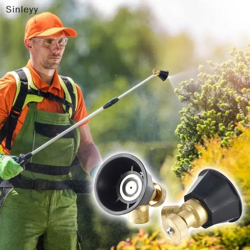 NL การเกษตรแรงดันสูง Air ing หัวฉีดปรับ Water Outlet หัวฉีดสําหรับดอกไม้หญ้าสวน Sprinkle N