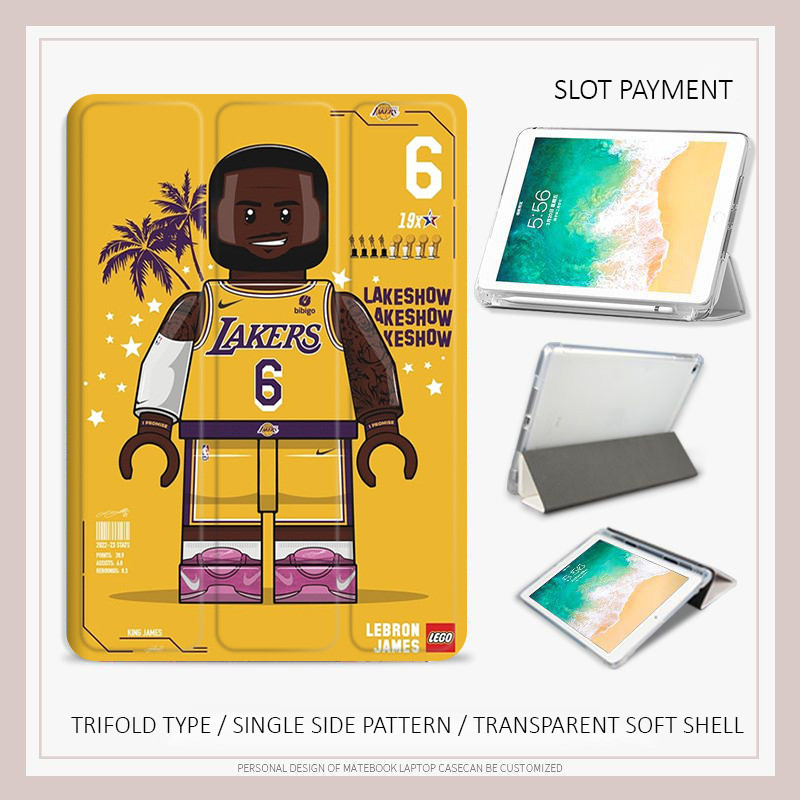 เคส air4/5/6 air7 NBA Los Angeles Lakers mini4/5/6/7 10.2 gen7/8/9 ใหม่ air pro11 gen10 generation11