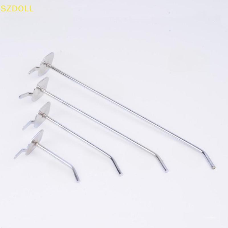 [cxSZDOLL] 10 ชิ้นหมุดบอร์ด Pegboard ตะขอโรงรถทํางาน Shop Storage จอแสดงผลองค์กร 3.3 มม.เครื่องมือเห