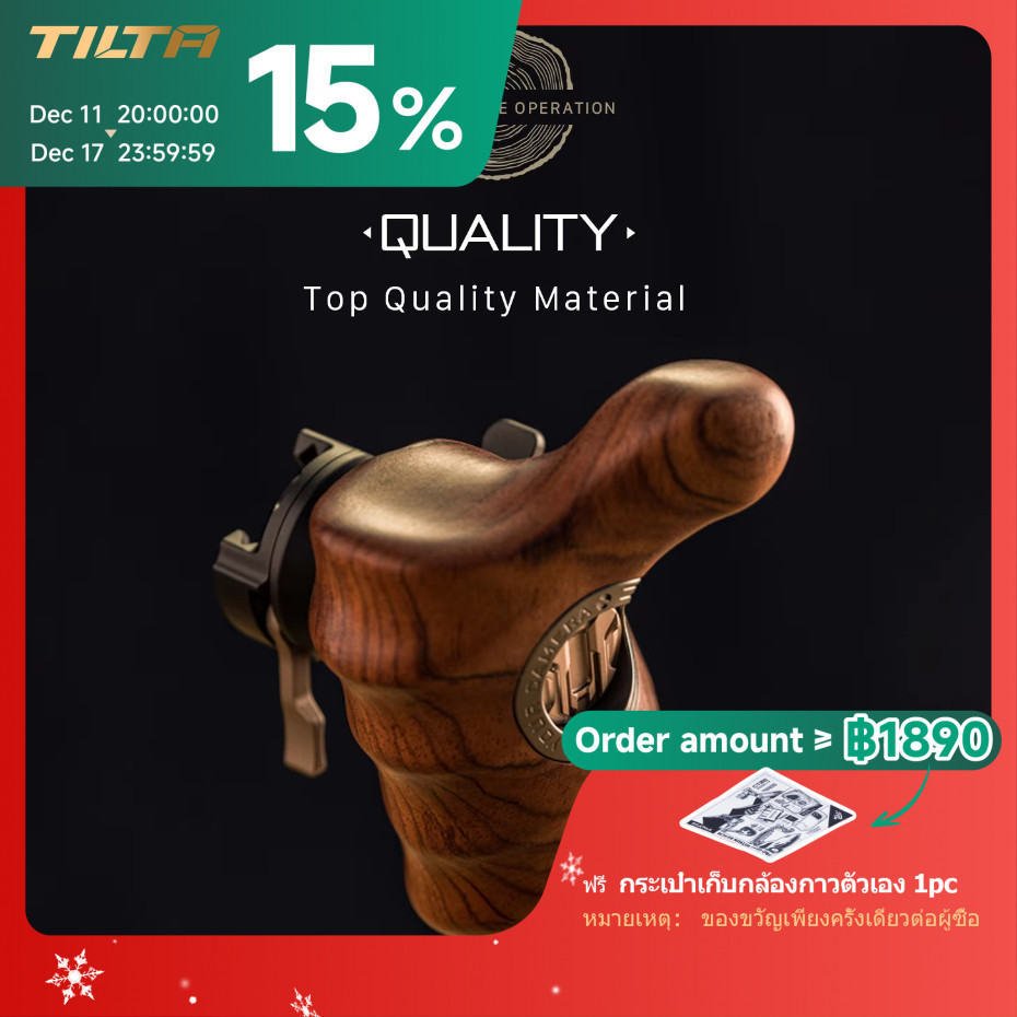 TILTA Advanced Handle ซ้ายและขวาสําหรับกล้อง DSLR สําหรับ Sony Canon BMPCC NIKON Handle สิ่งที่แนบมา