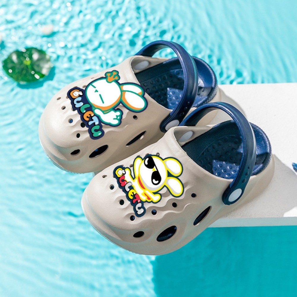 รองเท้าแตะเด็กเพื่อสุขภาพ EVA สีสันสดใส น้ำหนักเบา กันลื่น มีที่รัดเท้า งานคัดเกรดคุณภาพ ✨b_april405.th✨ - รูปที่ 4