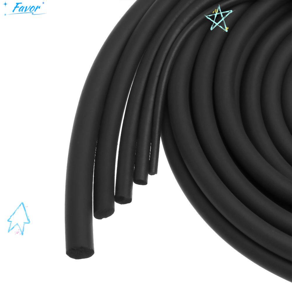 FAVOR 5M Car Door Edge Protector โฟมยางยืดหยุ่น O Shape ทนความร้อน Weatherstrip