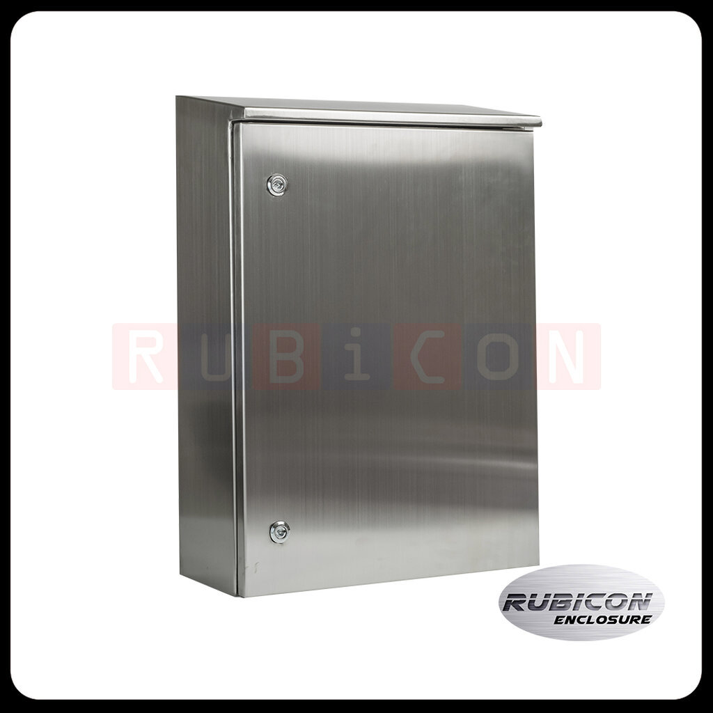 RBNS-00 ตู้คอนโทรลสแตนเลส ฝา 1 ชั้น มีหลังคาสโลป Size : W200 x H300 x D150 mm. สแตนเลส 304 (SUS 304)