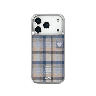 Heart Vintage ตรวจสอบเคสโทรศัพท์ Anti-Fall สําหรับ iPhone 17 Promax 16 Promax 15 Promax 11 12 13 17 14plus 15plus 16e 16plus 15pro 17pro 17air
