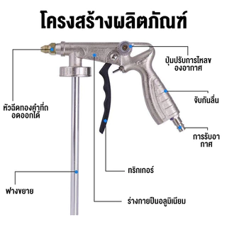 ปืนพ่นบอดี้ชู้ท HI TOP รุ่น PS-4 PS4 กาพ่นสี ปืนพ่นสี กาพ่นสีระเบิด พ่นสีฟลิ้นท์โค้ท