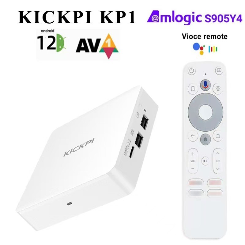KICKPI kp1 Set Top Box S905Y4 安卓ATV WiFi 2G 32G BT Tv Box