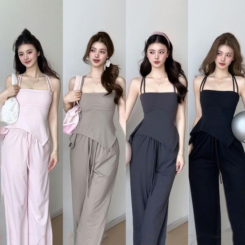**ใหม่**ArayaLady เสื้อสายเดี่ยวเสริมบรา/กางเกงขายาว (เสื้อบรา WX3290 / กางเกง CK3346) #ขายแยก – โปรปัง