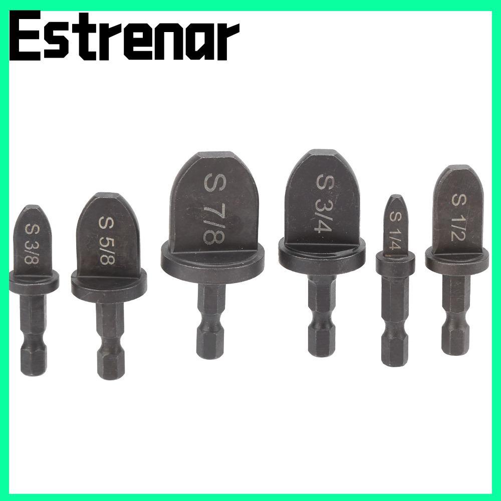 ESTRENAR 6 ชิ้น HVAC Swaging เครื่องมือ, 1/4 "ถึง 7/8" Bits ท่อทองแดงอ่อน Expander, วัสดุเหล็กแบริ่ง