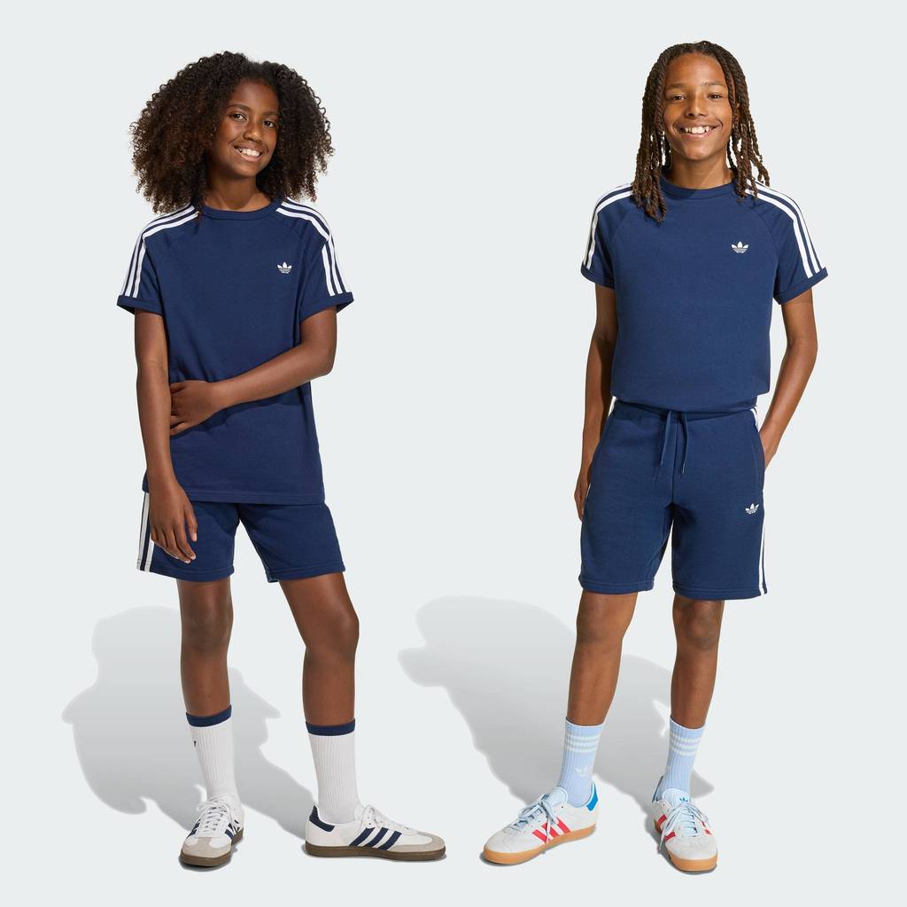 adidas ไลฟ์สไตล์ กางเกงขาสั้น 3-STRIPES เด็ก สีน้ำเงิน KE2832