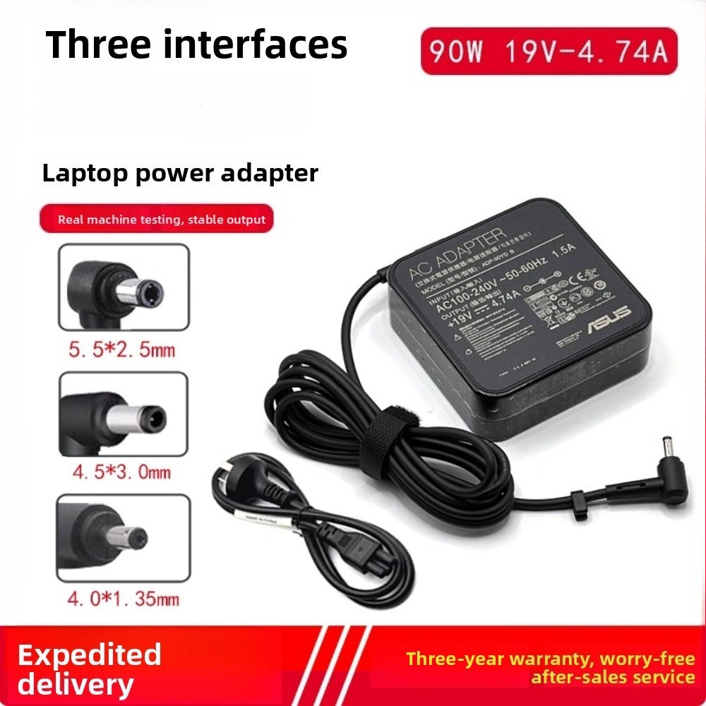 ASUS Vivobook 15 16X 17X K5504 UX533F M1603/ROG Strix XG35V 90W power charger 19V 4.74A อะแดปเตอร์