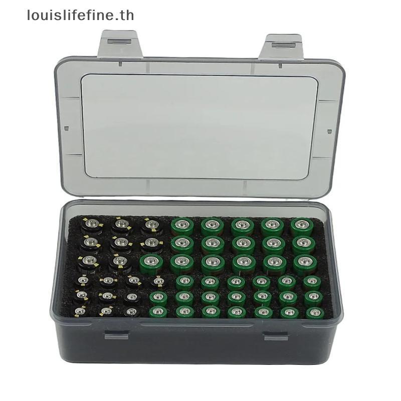 Louislifefine Battery Storage Organizer - ใส่แบตเตอรี่ AA/AAA 54 ก้อน, Home & Garage Drawer Case ใหม