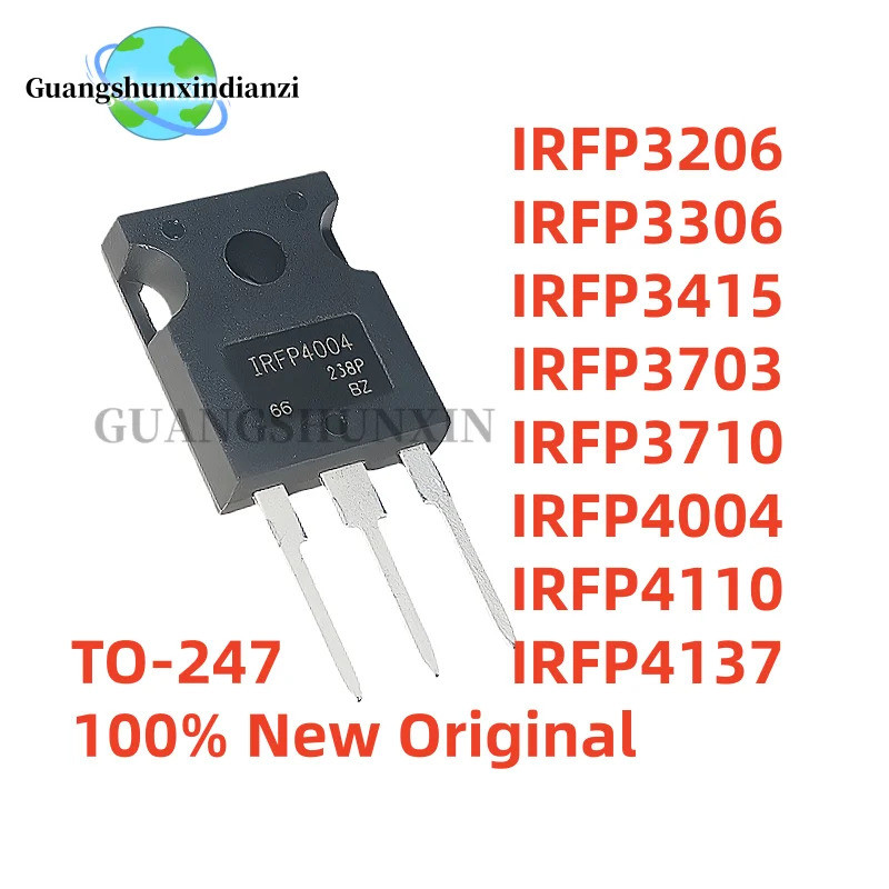 5PCS IRFP3206 IRFP3306 IRFP3415 IRFP3703 IRFP3710 IRFP4004 IRFP4110 IRFP4137 TO-247 Field Effect ทรา