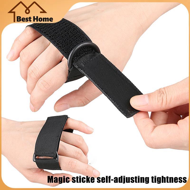 ของเล่นแฟชั่น Aid Utensil Cuff Holder Strap Elastic Eating Assistance Cuff Spools Forks Fixing Band 