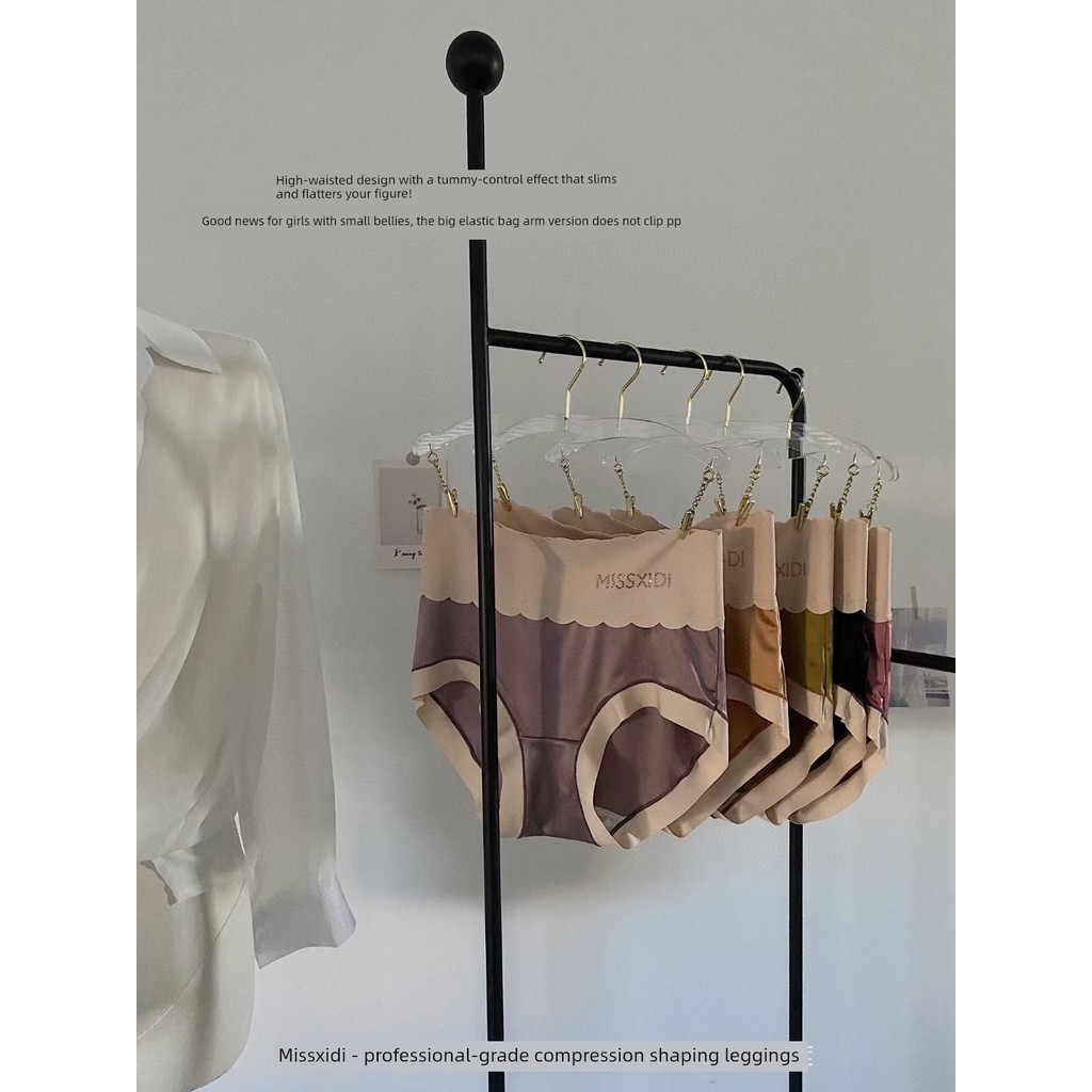 Misi Xi Di Cinema Line Light Pressure Skin beautifying Belly tucking ชุดชั้นในสตรีฤดูร้อนบางเอวสูงยก