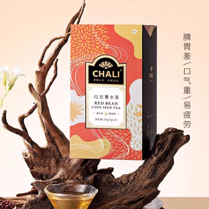 ChaLi ChaLi ชาถั่วแดง coix เมล็ดชาชาถุงชาชาดอกไม้รวมกัน ChaLi ชาถั่วแดง coix เมล็ดชา euryale เมล็ด F