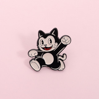 เข็มกลัดภาพแมวน่ารัก ทำจากโลหะ ใช้เป็นเครื่องประดับสำหรับกระ…