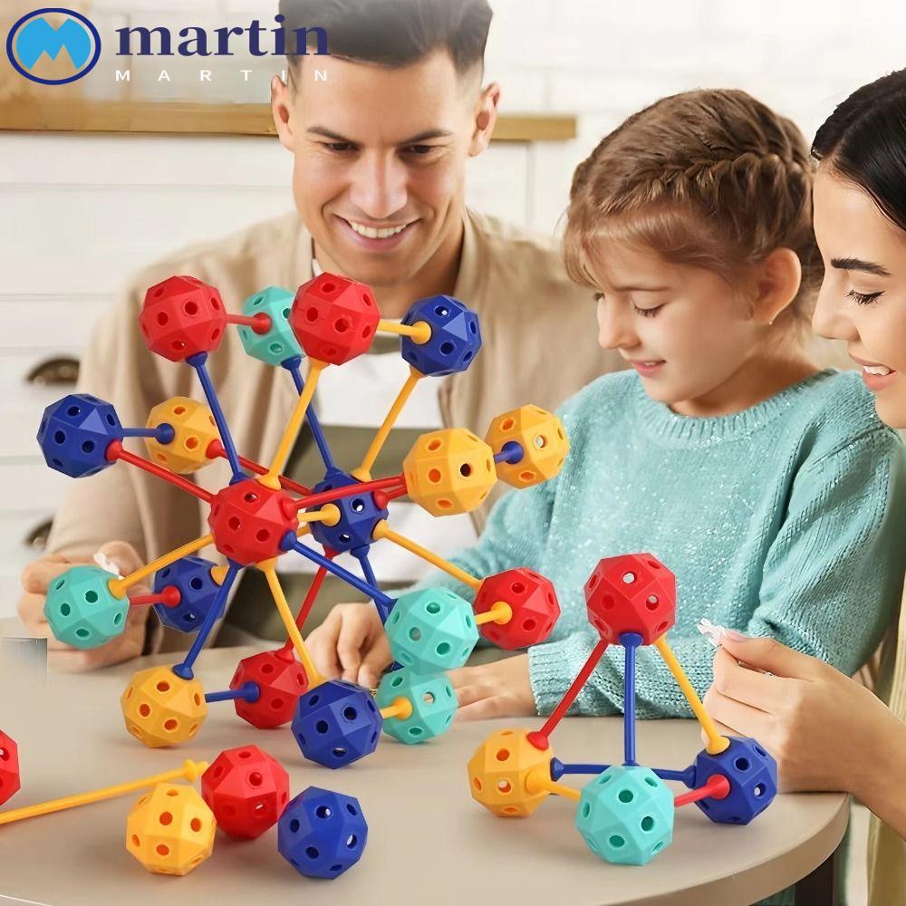 MARTIN 45/150/300 ชิ้นเรขาคณิต Building Blocks ชุด, DIY อเนกประสงค์ Interlocking ลูกปัดบล็อก, Multi-