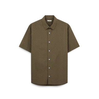 AIIZ (เอ ทู แซด) - AIIZ เสื้อเชิ้ตแขนสั้นลายพิมพ์กราฟิก AIIZ Men's Graphic Printed Short Sleeve Shirt