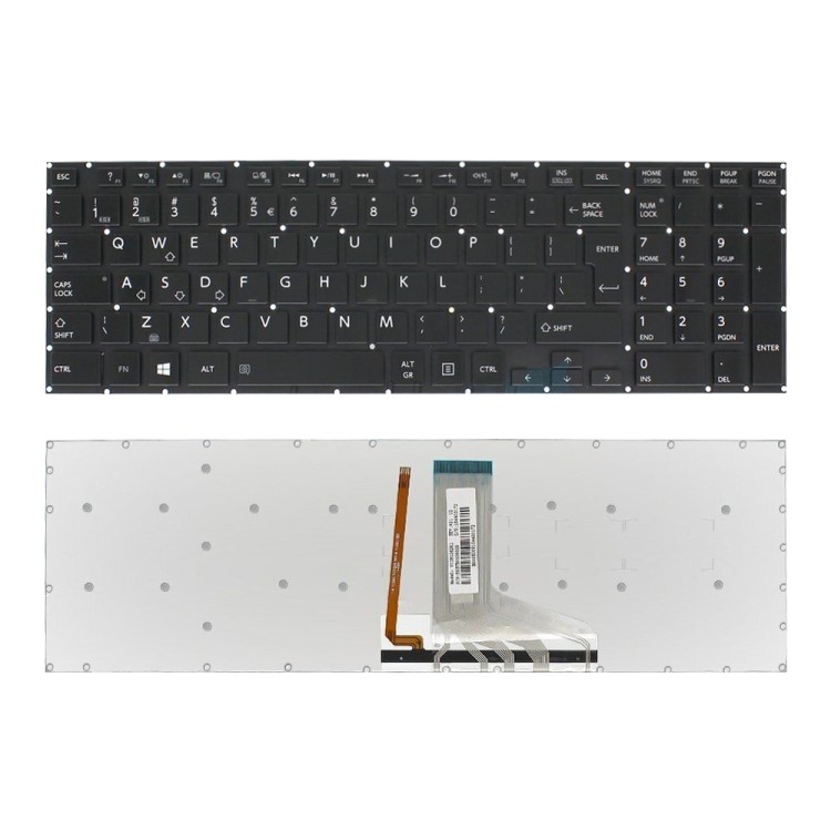 พร้อมส่ง คีย์บอร์ดแบ็คไลท์แล็ปท็อปสําหรับ TOSHIBA P55 / P55T / P55-A