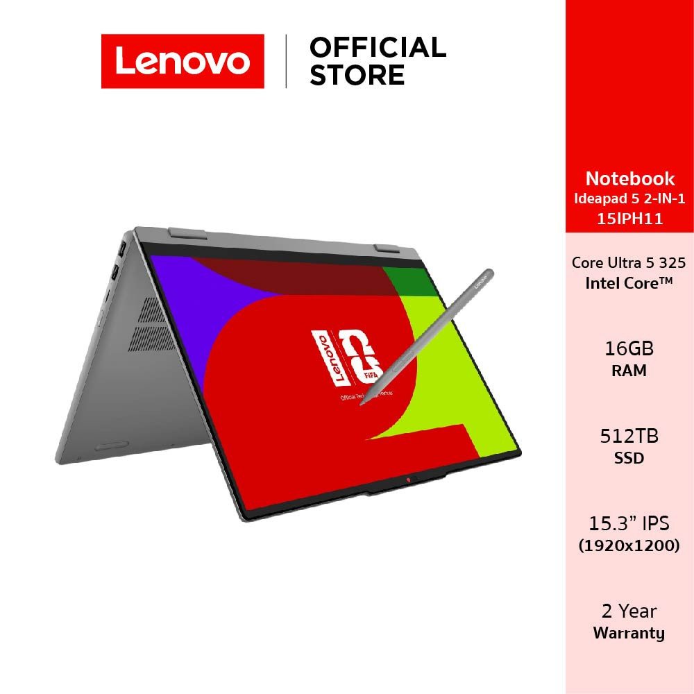 Lenovo Ideapad 5 2-IN-1 15IPH11(83UL000ATA)Notebook Intel Core Ultra 5 325 RAM 16GB SSD 512GB 15.3" 